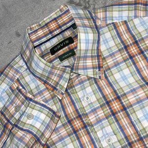 Orvis Active Fit Shirt Mens LARGE Heritage Wash Long Sleeve Button‎ Down Plaid